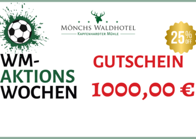 Wertgutschein 1000,00 €